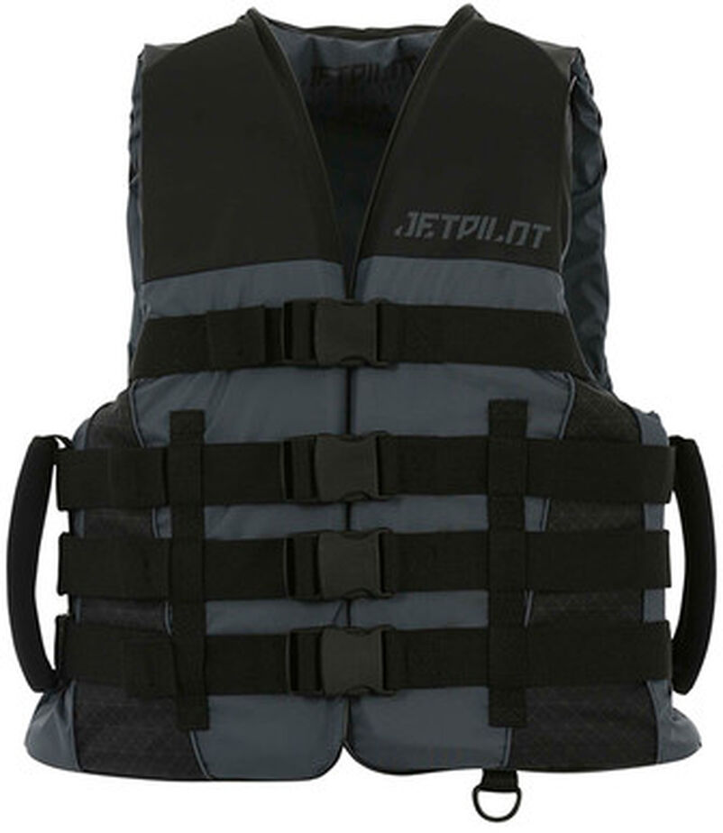 JETPILOT STRIKE ISO 50N NYLON VEST W. SUPER GRIP HANDLES BLACK
