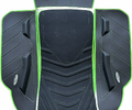 JETTRIM 4 PIECE MAT SET INCL. ERGO KICKERS AND FRONT HUMP SXR1500 Black/Green Stitch