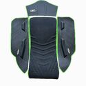 JETTRIM 4 PIECE MAT SET INCL. ERGO KICKERS AND FRONT HUMP SXR1500 Black/Green Stitch