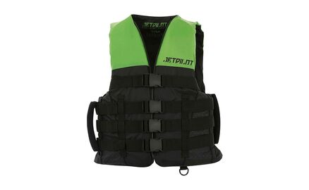 JETPILOT STRIKE ISO 50N NYLON VEST W. SUPER GRIP HANDLES GREEN