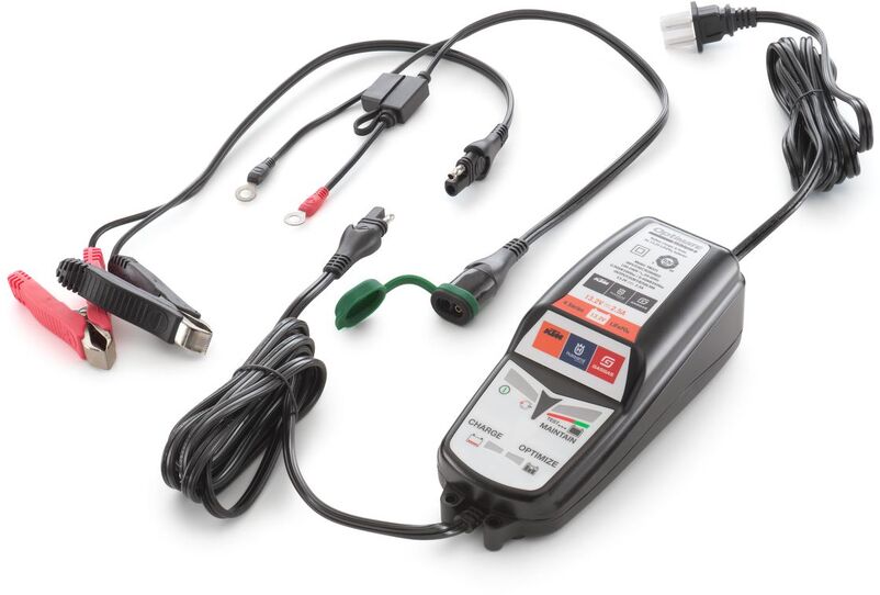 Battery charging and testing unit