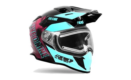 509 Delta R3L Ignite Helmet ECE - Teal Maroon Galaxy - XL