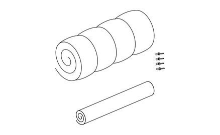 Damping material kit