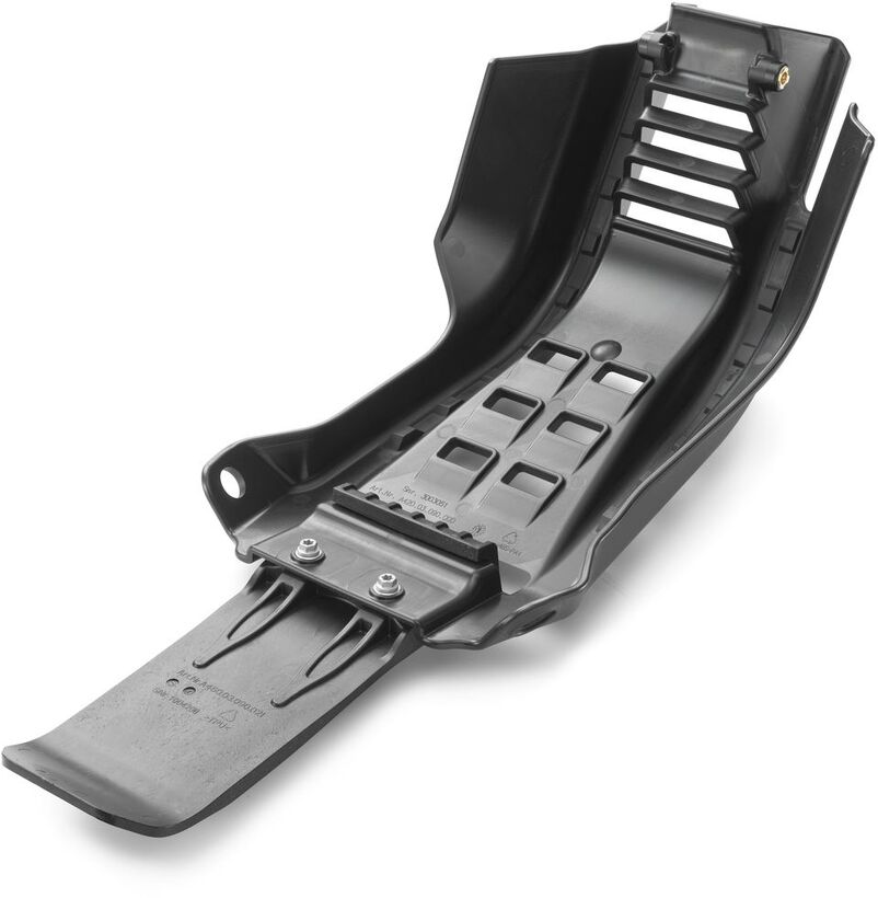 Skid plate with linkage protection