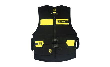 JETPILOT CAUSE ISO 50N NEO VEST W. SUPER GRIP HANDLES BLACK/YELLOW L
