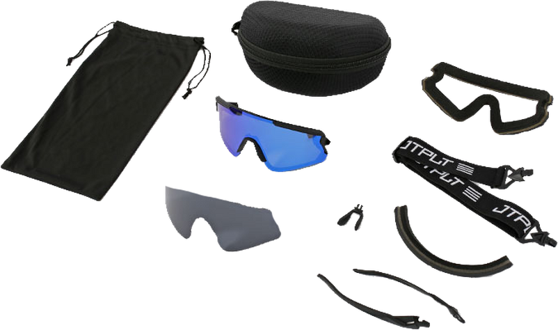 Jetpilot Visiir Sunglasses SUNNIE/GOGGLE Kit SMOKE/BLUE MIRROR