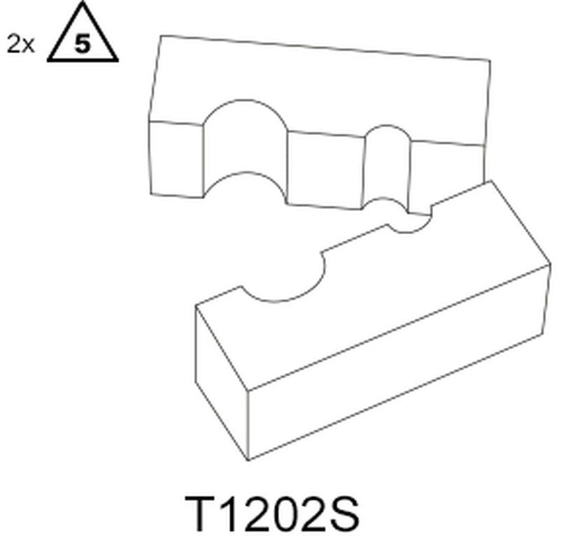 CLAMP BLOCK PISTON ROD D=18/10