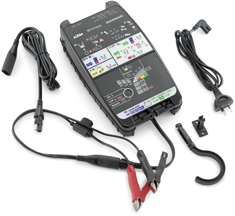 Battery charging and testing unit