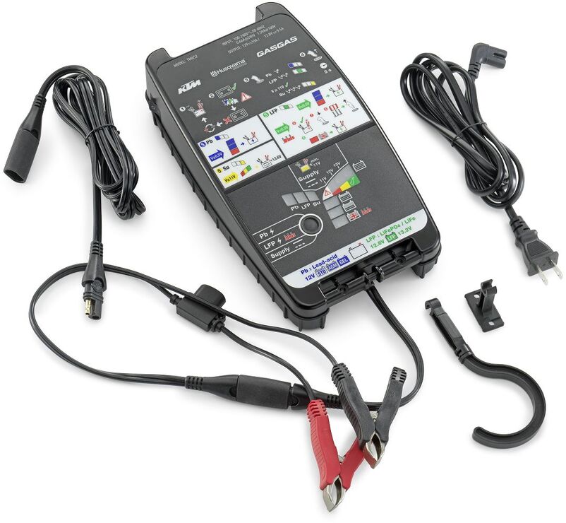 Battery charging and testing unit