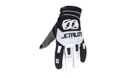 Sõidukindad MATRIX RACE GLOVE FULL FINGER BLACK/WHITE