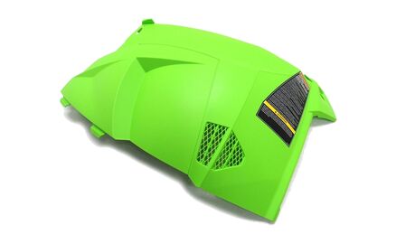 PANEL,SIDE-LH MED GRN-W/WARNING DECAL