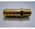 Straight brass insert for 3/8 '' (9.5mm) hose