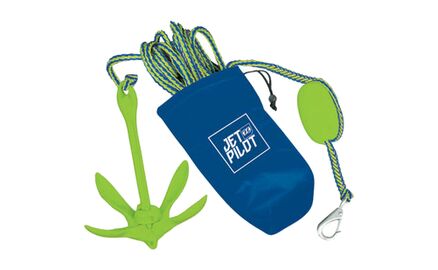 JETPILOT FOLDING ANCHOR SYSTEM BLUE/LIME