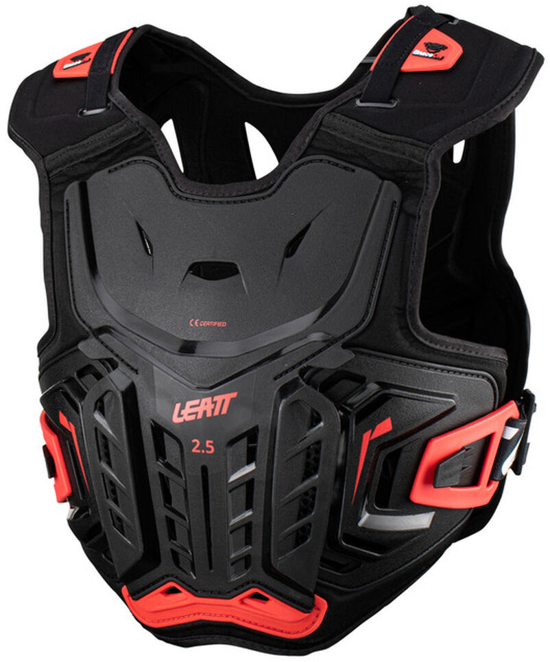 Leatt Chest Protector 2.5 Black/Red Junior 110-134cm
