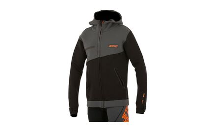 JETPILOT X1 2MM TOUR COAT NEO JACKET BLACK/CHARCOAL