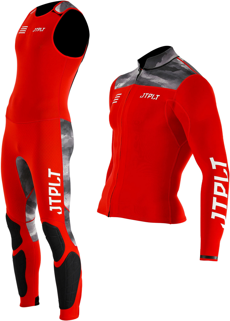 Jetpilot RX Vault kaheosaline kalipso punane/must/camo