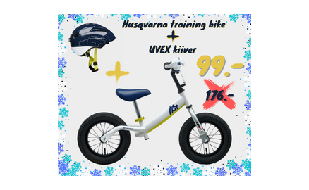 JÕULUKAMPAANIA -> Husqvarna Training bike + Uvex kiiver
