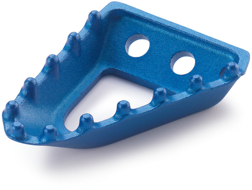 Footbrake lever step plate