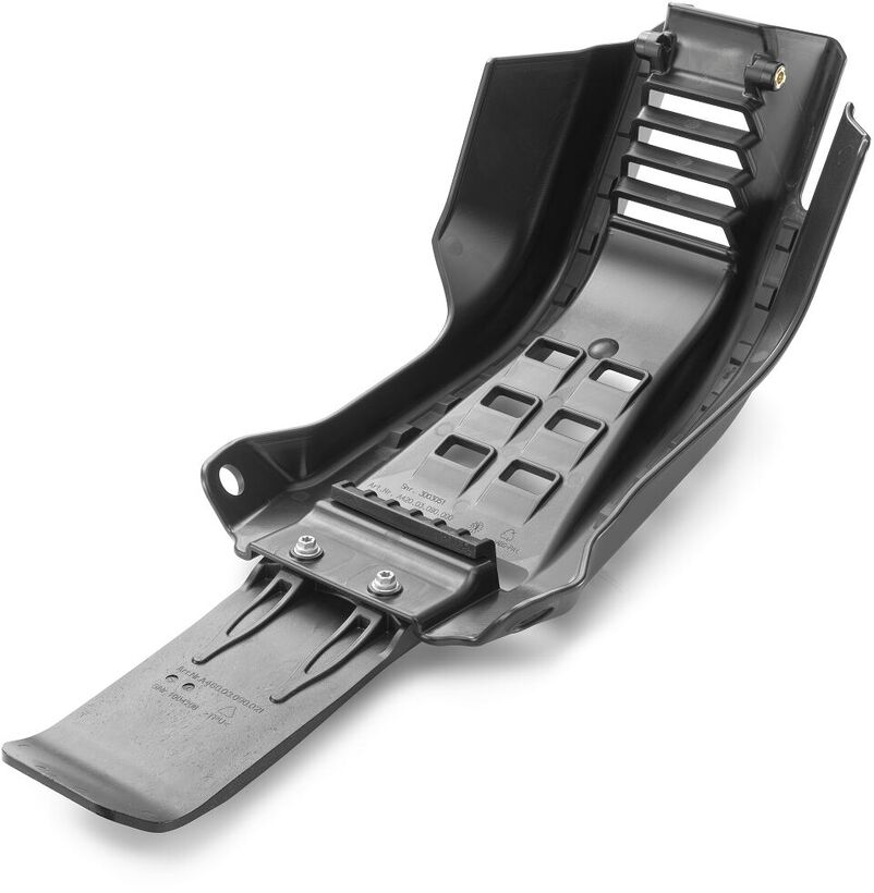 Skid plate with linkage protection