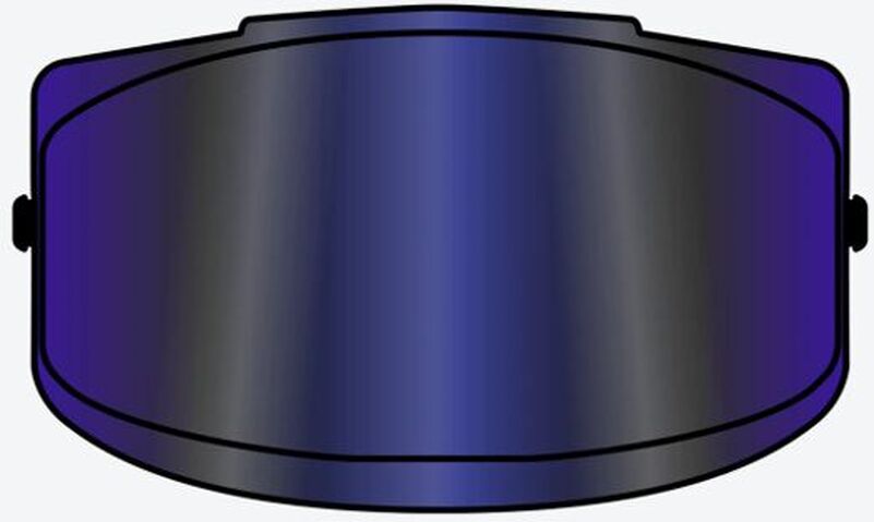 SPARK 2 VISOR BLUE MIRRORED OS