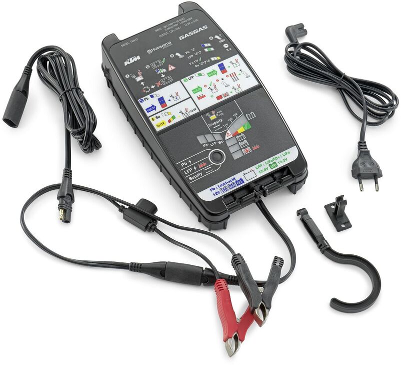 Battery charging and testing unit