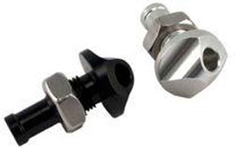 Aluminum 90° Bypass 1/2 Hose Fitting Black